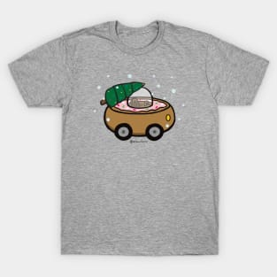 Christmas Tree Donut Car T-Shirt